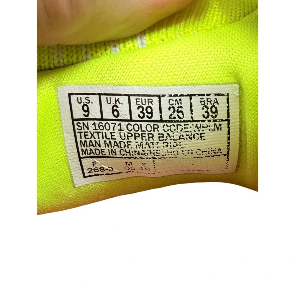 Skechers GOrun Elevate Sneaker Womens 9 White Lime Pink Skech-Air 128319